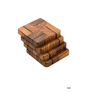 Luxury Handmade Solid Wood Cup Coaster Set For Elegant <b>Dining</b> <b>Table</b> Decor And Drink Surface Protection - Product Image 3