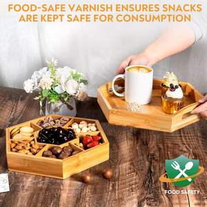 Rectangle Sheesham Wood Waterproof Spice <b>Box</b> Partitions & Spoon | Indian Kitchen Spice <b>Box</b> Masala Dabba ALTAMASH CRAFT - Product Image 2