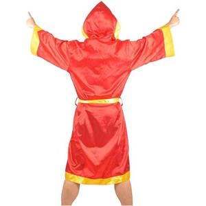 Robe de Boxe Homme MMA avec Capuche en Coton Léger – Idéale pour l'Entraînement, le Kickboxing, le Muay Thai et les Combats - Product Image 4