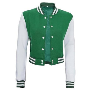 <b>Womens</b> Bomber Varsity <b>Jacket</b> Fleece Letterman <b>Jacket</b> for <b>Women</b> Standard and Cropped Styles Cozy Casual Streetwear <b>Lightweight</b> - Product Image 4