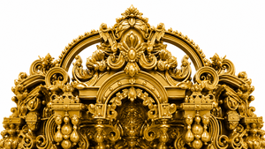 Traditional Golden Swaminarayan Hindu <b>Temple</b> Community Hall Custom-Made Teak <b>Wood</b> Set New Arrival Durable Indoor Use Worship - Product Image 4