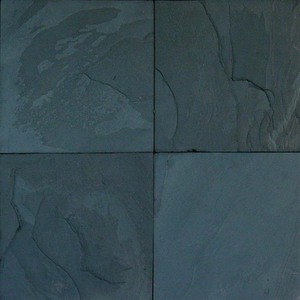 Absolute Black Slate Tiles and Slabs Natural <b>Stone</b> Machine Cut Edges for Patio Paver <b>Landscaping</b> Outdoor Design - Product Image 1