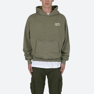 Sudaderas con Capucha para Hombre, Lavado Ácido, 100% Algodón, Ropa Casual de Invierno, Alta Calidad, Estilo Desgastado, Moda Urbana Moderna - Product Image 1