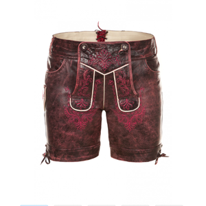 ชุดเลเดอร์โฮเซินสตรีพร้อมโลโก้สั่งทำ ชุดประจำชาติบาวาเรียแบบดั้งเดิมของเยอรมัน พร้อมงานปักส่วนตัวสำหรับเทศกาลต่างๆ - Product Image 1