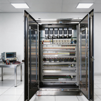 Gabinete de Control Eléctrico con Control de Movimiento Ethernet en Tiempo Real e Interfaz para Brazo Robótico para Automatización de Fábrica y Celdas de Soldadura