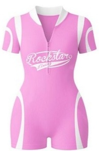 Body Basics <b>Rompers</b> Custom Workout Spandex Bodycon Jumpsuits <b>Women</b> Onesie Zip up One Piece Yoga Fitted Bodysuit <b>Romper</b> for <b>Women</b> - Product Image 3