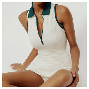 Chemises de tennis et de badminton pour femmes de haute qualité personnalisables - Séchage rapide - Polyester/coton - Product Image 3