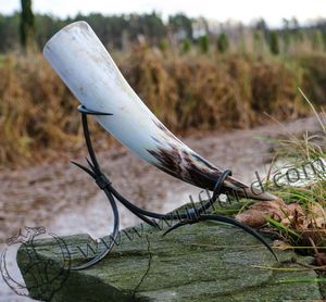 Horn beer mug Viking horn mug Nordic drinking horn <b>drinkware</b> <b>accessories</b> - Product Image 6