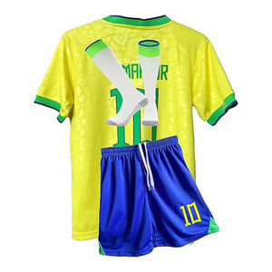 Camisetas de Fútbol para Niños, Uniformes de Entrenamiento, Camisetas para Fanáticos del Fútbol Juvenil, Juego de Regalo, 100% Poliéster con Transferencia Térmica - Product Image 1