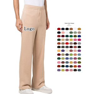 Custom Women Casual Elastic Mid Waistband Eco-Friendly Breathable Canvas Track Pants Flared Jogger <b>Trousers</b> High Quality 2026 - Product Image 1