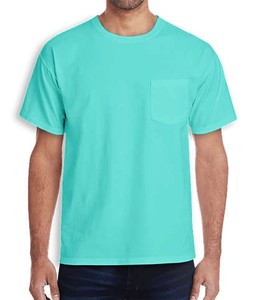 Camiseta Deportiva de Gimnasio para Hombre, de Tela Terry Estampada, con Bolsillo, Corte Holgado, Talla Grande, Transpirable, Cuello Redondo - Product Image 2