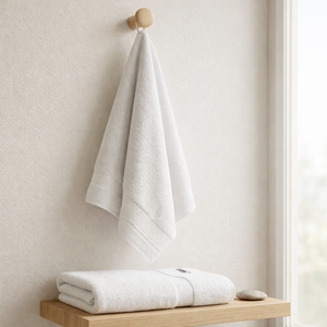 ผ้าขนหนูอาบน้ำ 550 GSM Zero Twist 100% ผ้าฝ้าย ผลิตภัณฑ์รักษ์โลก แห้งเร็ว ได้รับการรับรองมาตรฐาน Oeko-Tex เนื้อนุ่ม ไม่เป็นขุย ซึมซับน้ำได้ดี เหมาะสำหรับโรงแรมและสปา - Product Image 5