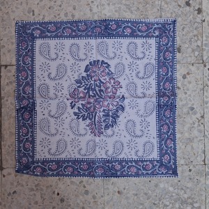 Handmade Eco-Friendly Printed Reusable Luxury Wedding Napkins Boho <b>Table</b> Cloth Bohemian Printed Cotton Airplane 60x60cm Home - Product Image 4