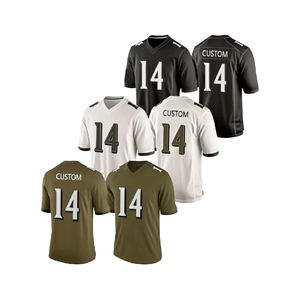 Maillots de rugby à manches courtes en gros, respirants, imprimés, pour hommes, style football américain - Product Image 5