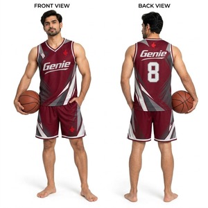 Ensemble Maillot et Short de Basketball Respirant Léger pour Entraînement, Match et Compétition - Product Image 5