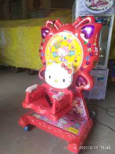 เครื่องเล่นซุปเปอร์วีลคิตตี้สำหรับเด็ก ยอดนิยมในศูนย์เกมและสวนสนุกแบบหยอดเหรียญ มีจำหน่ายในราคาขายส่ง - Product Image 3