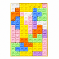 Juego de Bloques de Construcción de Silicona de Grado Alimenticio, para Mayores de 3 Años, Múltiples Colores, Aproximadamente 30 Piezas, Juguete Sensorial Antiestrés, Educativo y de Aprendizaje