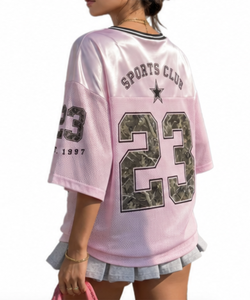 Pantalones cortos de licra transpirables rosas para mujer, personalizados con el nombre del equipo, para uso en cancha, 100% poliéster - Product Image 3
