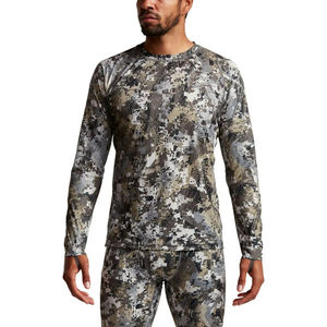 Chemises de chasse respirantes camouflage pour hommes, chemises de chasse d'été, 100% polyester, chemise en microfibre camouflage personnalisée à manches longues - Product Image 4