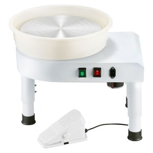 Tornio per Ceramica a Velocità Regolabile 14 RPM 60-300 con Base Rimovibile e Pedale di Sollevamento - Per Prodotti in Ceramica ed Smalto - Product Image 4
