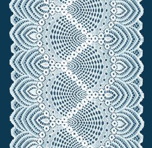 Cinta de encaje elástico floral festoneado de nailon y elastano ligero de 17 cm, ribete de encaje de punto por urdimbre para lencería, banda de sujetador y uso en bodas - Product Image 6