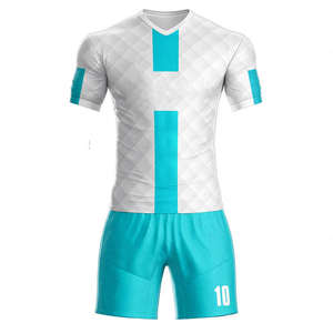 Vente en gros d'uniformes de football de haute qualité, confortables et respirants, à manches courtes, unisexes - Product Image 3