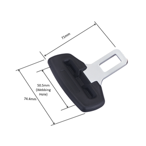 Hebilla de Seguridad Roja Serie CA-020 de HOMER para Cinturones de Seguridad de Automóvil, con Acero al Carbono de Alta Calidad y Plástico ABS, Cierre Duradero - Product Image 3