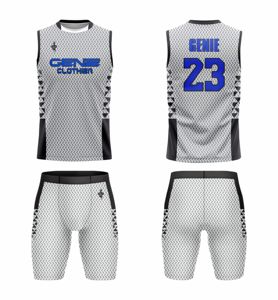 Uniforme 7v7 en polyester de qualité supérieure à prix abordable, avec logo personnalisé, sans manches, bretelles ajustables pour adultes, service OEM - Product Image 1