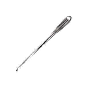 Curette 11 de ángulo inverso, tamaño 3, punta roma, acero inoxidable, mango hueco, instrumento quirúrgico ortopédico profesional manual para huesos - Product Image 6
