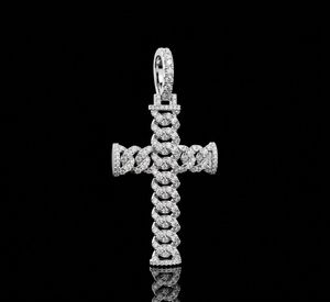 RB Gems Personalized <b>Cross</b> Diamond <b>Pendant</b> 925 <b>Sterling</b> <b>Silver</b> Diamond Luxury Style Unisex Gift <b>Pendants</b> & Charms - Product Image 1