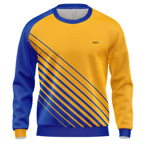 High Quality Custom Men's Cotton Crewneck <b>Sweatshirt</b> OEM Pullover Plain Dyed Plush Blank Jogger Winter <b>Black</b> <b>Sweatshirt</b> - Product Image 3