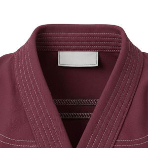 Kimono de BJJ pour homme le plus populaire, couleur marron, avec ceinture blanche, coupe classique, vêtements d'arts martiaux pour adultes, logo personnalisé, uniformes de BJJ OEM - Product Image 5