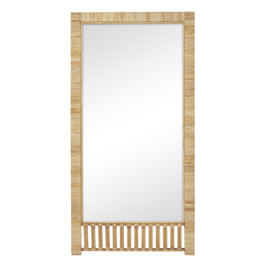 Espejo de pared decorativo de ratán natural al por mayor, espejo de cuerpo entero para dormitorio, sala de estar, entrada, de Vietnam - Product Image 1