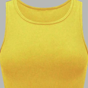 Vêtements féminins tendance et confortables pour l'été, coupe ajustée, parfait pour un style décontracté, basique mais de haute qualité pour un usage quotidien - Product Image 1