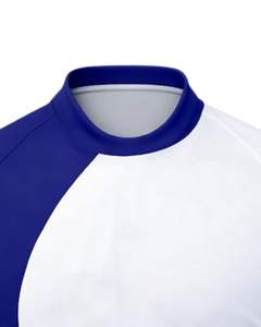 T-shirt de sport personnalisé pour homme, blanc, bleu, jaune, à séchage rapide, en polyester, imprimé sur mesure, manches courtes, pour entraînement, gym, course à pied - Product Image 5