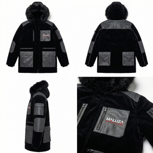 <b>Mens</b> Outdoor Hunting Parka Breathable Waterproof Windproof <b>Soft</b> <b>Shell</b> with Hood Straps Print MALUZA INDUSTRIES - Product Image 6