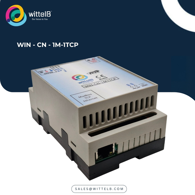 Industrial 1 Port Modbus RTU to Modbus TCP Ethernet Gateway-Safety Waterproof High Efficiency Computer Accessory