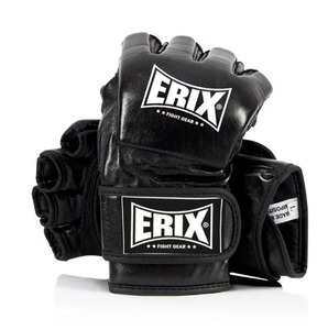 Custom MMA Grappling Gloves Adjustable Wrist <b>Strap</b> Customizable Color Logo for Closure for Training Fighting (PU Leather) for - Product Image 6