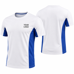 T-shirt d'entraînement personnalisé en gros pour hommes avec logo, panneaux en maille respirante, idéal pour la gym, le CrossFit et les entraînements en extérieur - Product Image 3
