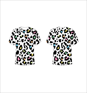Camiseta de Manga Corta para Hombre con Estampado de Puntos, Cuello Redondo, Corte Regular, Informal, Transpirable, de Poliéster Tejido, con Logotipo Estampado en la Parte Delantera - Product Image 3