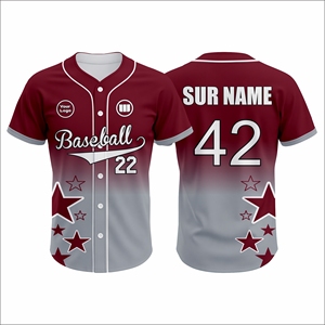 Wholesale High Performance Summer <b>Baseball</b> Uniform <b>Set</b> Custom Sublimated Jersey Half Front Breathable Lightweight Team - Product Image 1