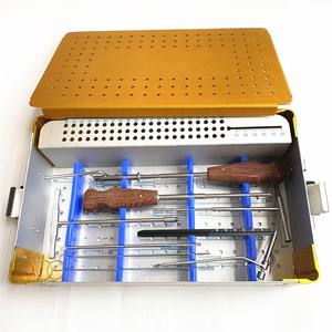 Orthopedic Cannulated Screw Instrument Kit Manual Pin <b>Guide</b> <b>Drill</b> Set 4.5mm 6.5mm 7.3mm Reusable & Sterilizable Surgical Tools - Product Image 1