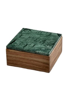 Boîte d'organisation de bijoux en résine avec étui décoratif de rangement rustique fait à la main cadeau en bois polyvalent boîtes de rangement de vente chaude - Product Image 1