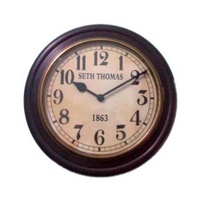 Horloge de bureau en métal nautique de qualité supérieure, design moderne unique, mouvement mécanique, fonction LUMINOVA, best-seller