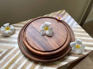 เขียงไม้ธรรมชาติสำหรับหั่นเนื้อผักและขนมปัง - Product Image 2