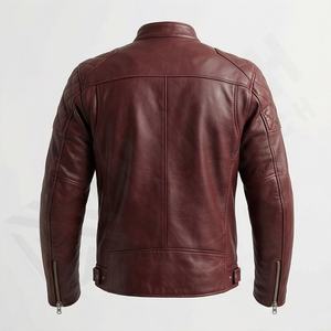 Chaqueta de Motociclista de Cuero Genuino para Hombre de la Mejor Calidad, Nueva Colección de Invierno, Chaquetas de Motocicleta con Protecciones Desmontables Personalizadas - Product Image 2