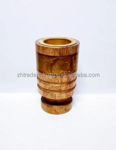 Brûleur Mubkhar en bois naturel 100% avec doublure intérieure en métal support de Bakhoor à bobine élégant pour la maison, la mosquée, la collection de cadeaux du Ramadan - Product Image 4