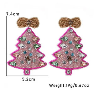 Décorations de Noël artisanales légères en coton perlé, broderie de perles de rocaille, perles de diamant festives, par MULTI CRAFT - Product Image 5