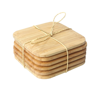 Wood Coaster Rustic Handmade <b>Mats</b> Natural Wood Coaster Kitchen Tabletop Accessories Wood Coaster - Product Image 5