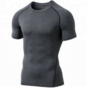 Camiseta Deportiva de Manga Corta de Poliéster/Spandex de Secado Rápido Súper Suave Personalizada Suministrada por el Fabricante para Hombre Talla Adulto Personalizada - Product Image 4